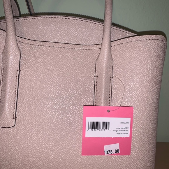 Margaux Spade stud Kate spade satchel warm vellum - Picture 5 of 8
